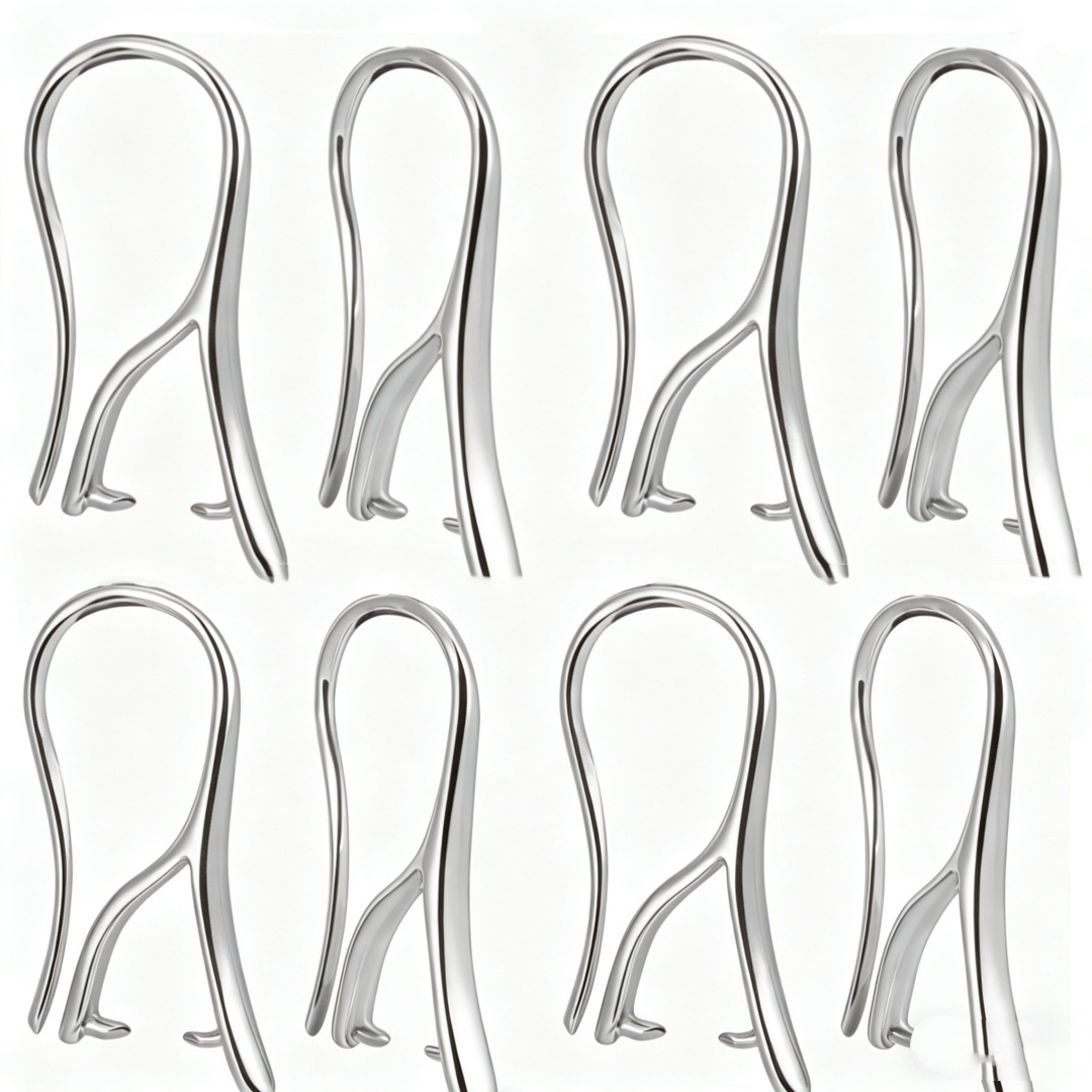 Jewelry Making Materials - 10/30 Stück weiße französische Ohrhaken aus