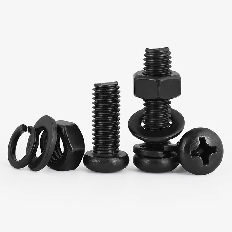 Head Pin Assorted - M3 M4 M5 M6 M8 Schwarzoxid