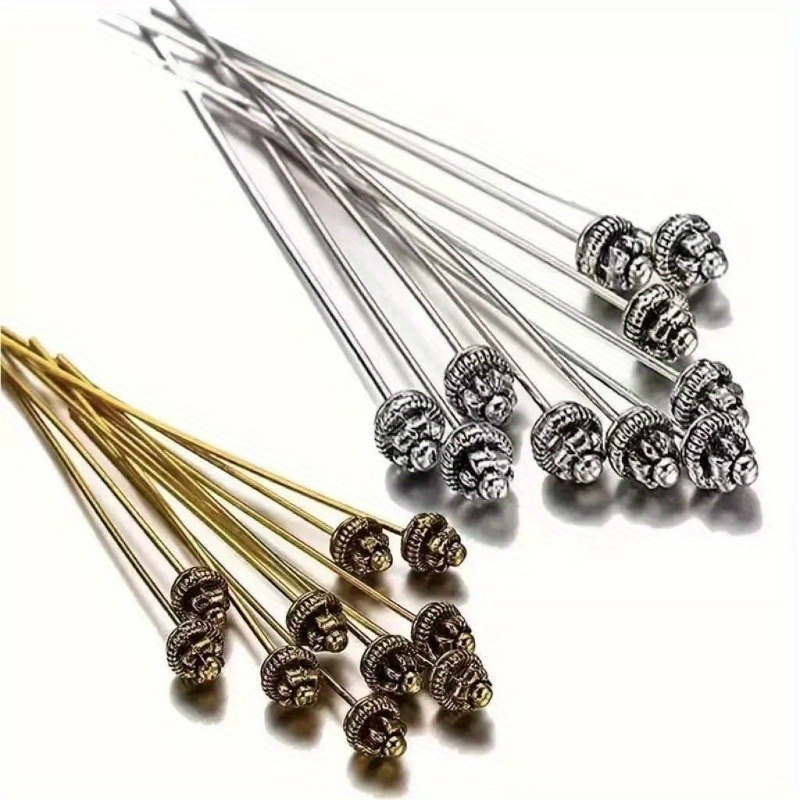 Jewelry Making Head Pins - 10 Stück 55 mm/2,17 Zoll Kopfnadeln