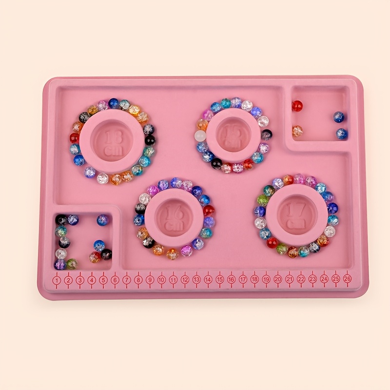 Jewelry Making Board - Messplatte für Perlen-Design, DIY-Armband-Schmuckherstellung, Skalen-Anzeigefläche zum