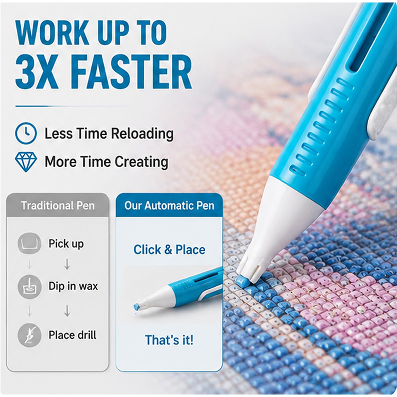 Jewelry Making Wax - Automatischer Diamantmalerei-Perlenspender für 2,8 mm große