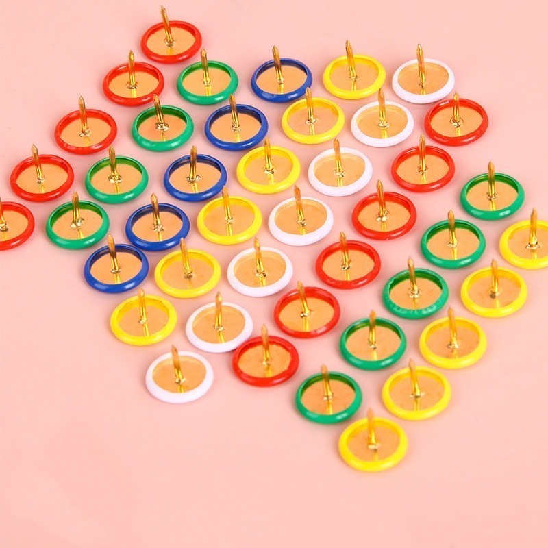 Head Pin Assorted - 435 Stück runde Reißzwecken, Pinnwände für
