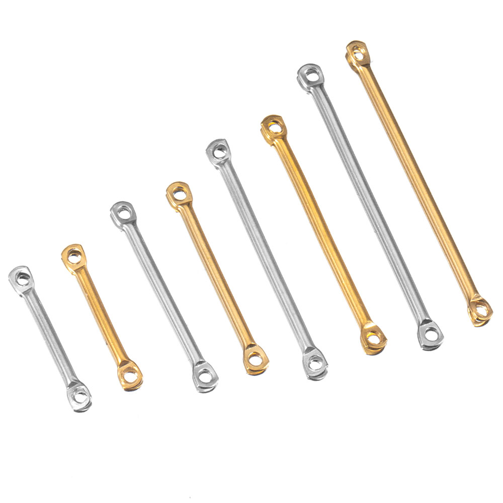 Jewelry Making Head Pins - 20 Stück 15–30 mm Edelstahl-Flachkopfverbinder für