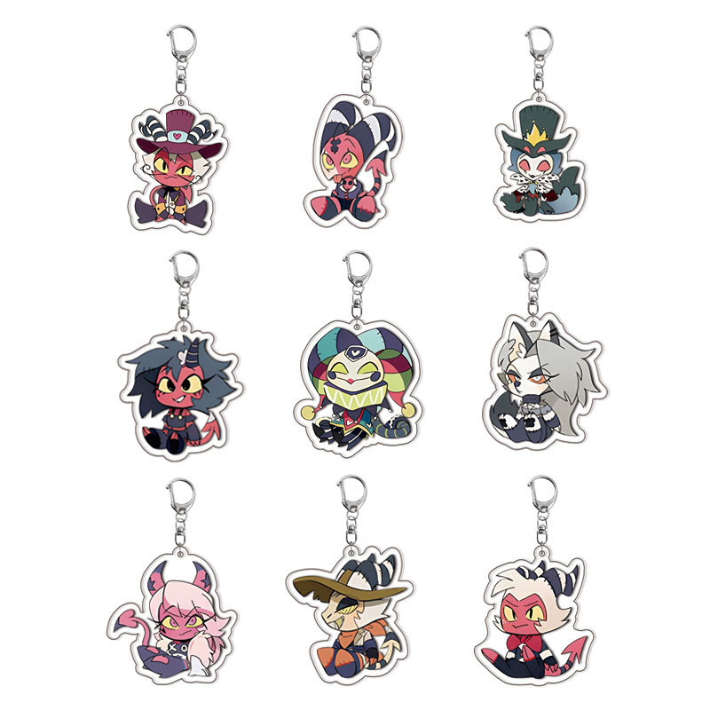 Jewelry Making Hobby - Hazbin Hotel Neuer Acryl-Schlüsselanhänger, beliebte Anime-Produkte,