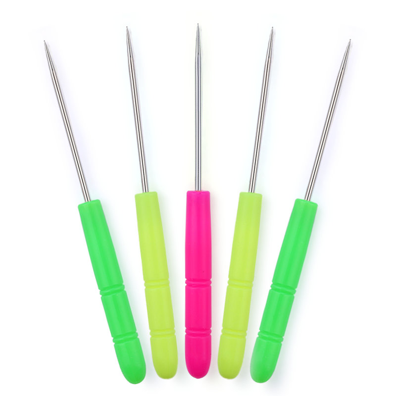 Beading Needle Fine - Edelstahl-Griff-Spitznadeln, Perlenarbeitszubehör, Schmuckherstellungswerkzeuge, Näh- und Bastelbedarf
