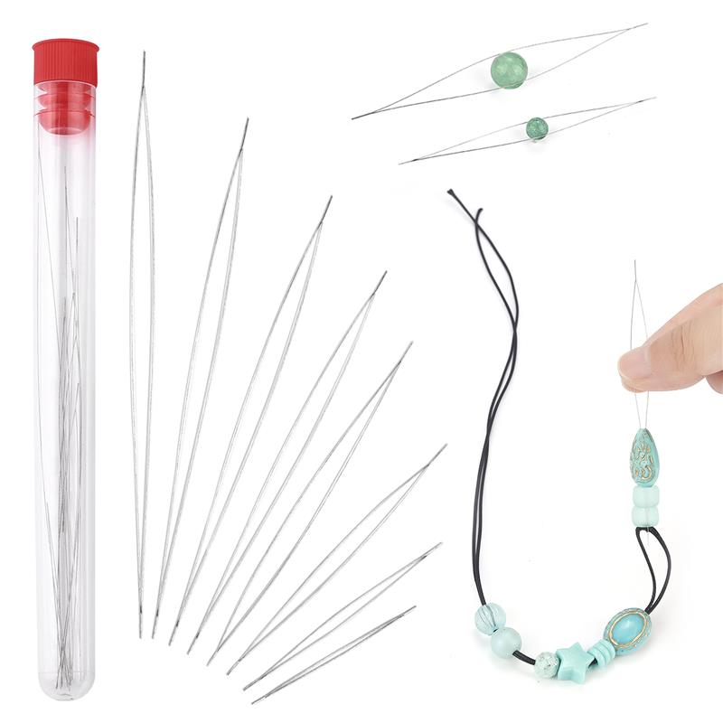 Beading Needle Fine - 1 Satz offene Perlen Nadeln Stifte