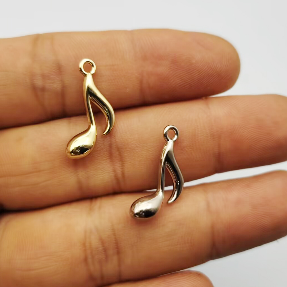 Jewelry Making Notes - 10 Stück Musiknoten-Anhänger für Schmuckzubehör, DIY-Herstellung