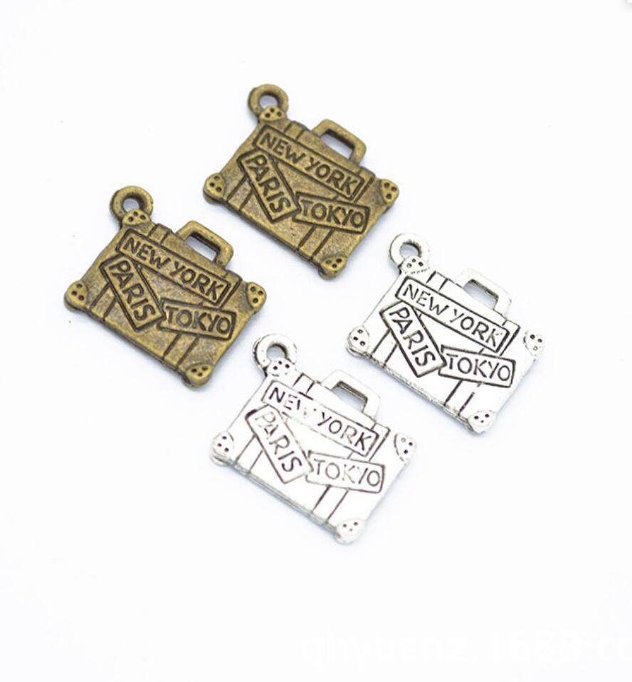 Jewelry Making New York - 150 Stück Charms Reisetaschen New York