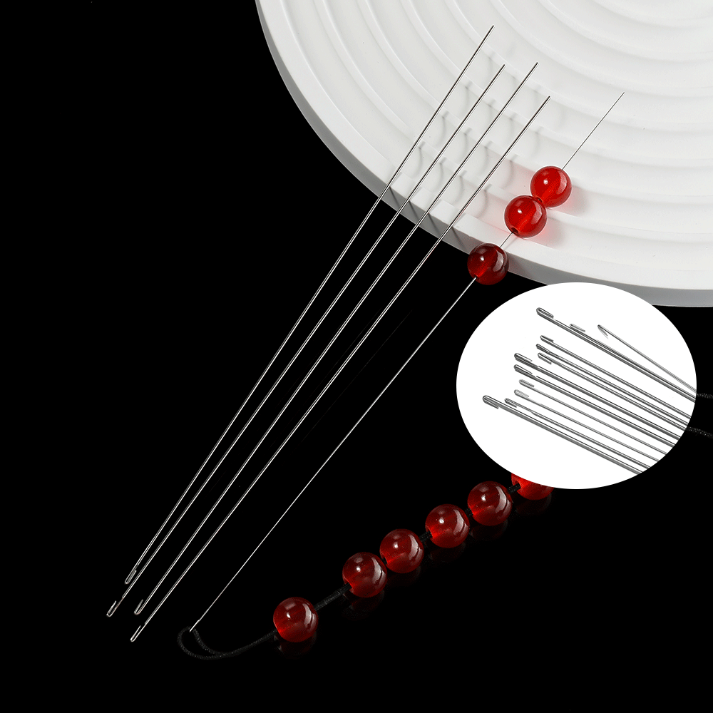 Beading Needle Fine - 2 Stück Perlennadeln mit Stahlnadeln, lange