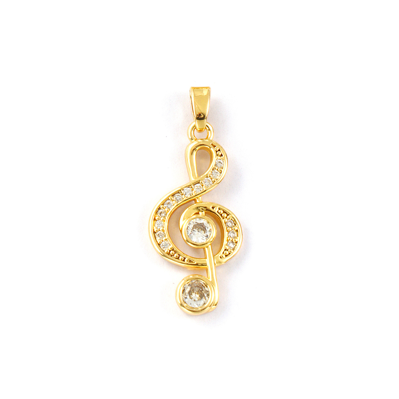 Jewelry Making Notes - 2PCs Messing Musik Note Stil Charms