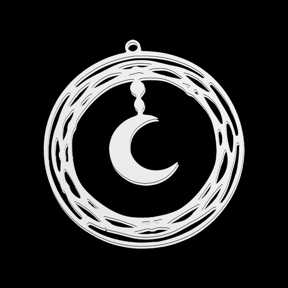 Jewelry Making In La - 5 teile/los Edelstahl Mond Charms Anhänger
