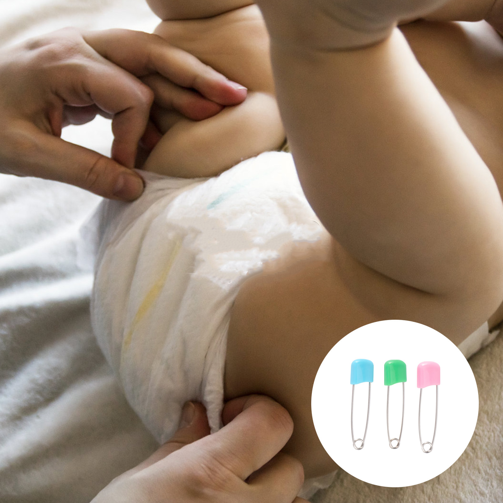 12 Stück Baby-Windelklammern,  – Head Pin Assorted Bewertung und Preis