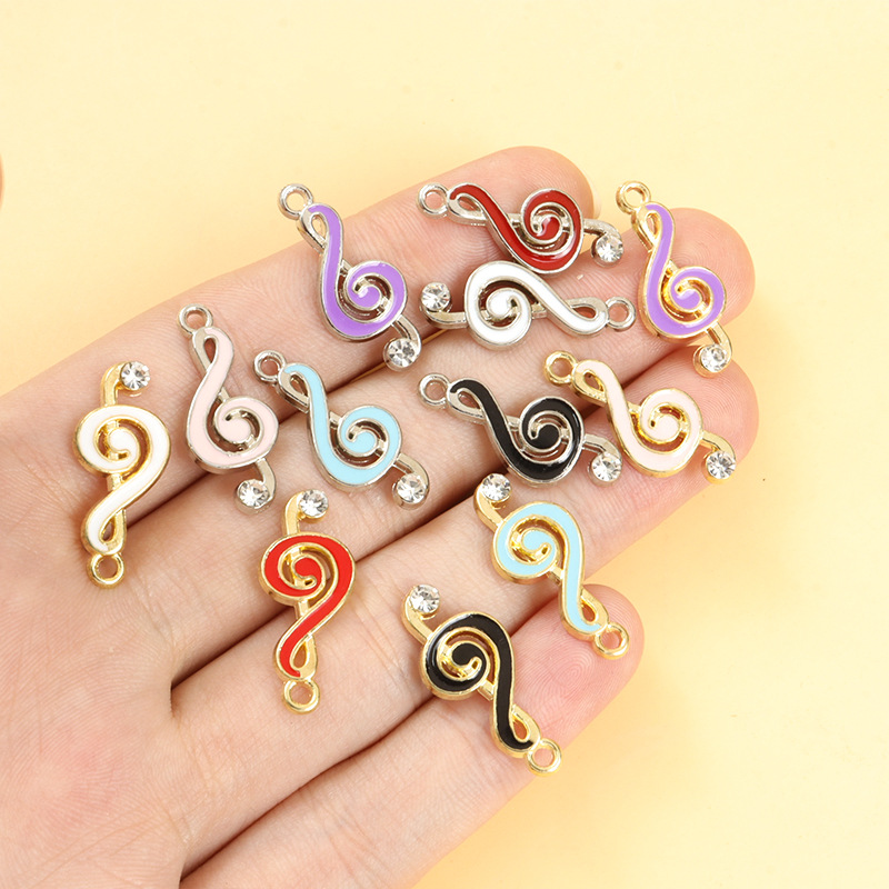 100 Stück/Lot Musiknoten-Anhän – Jewelry Making Notes Bewertung und Preis