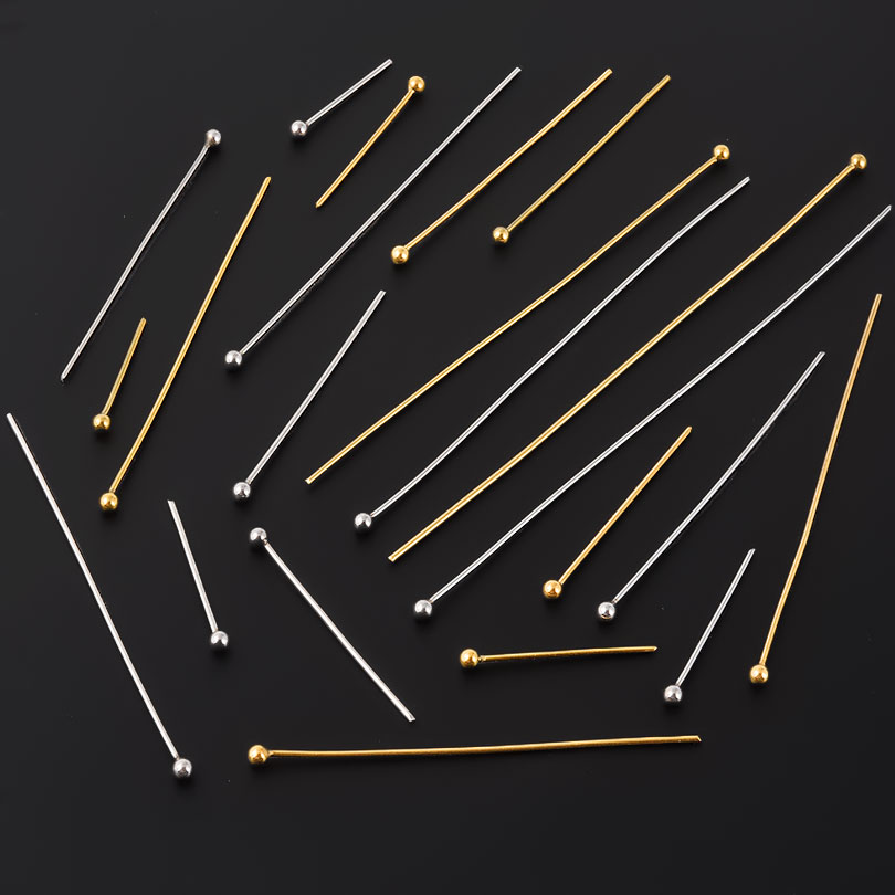 50 teile/los 18K Gold Überzoge – Jewelry Making Head Pins Bewertung und Preis