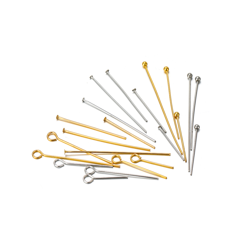 100/50 Stück Edelstahl-Augenko – Jewelry Making Head Pins Bewertung und Preis