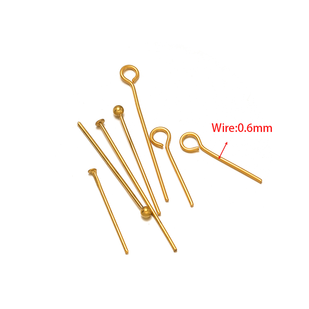 100/50 Stück Edelstahl-Augenko – Jewelry Making Head Pins Bewertung und Preis