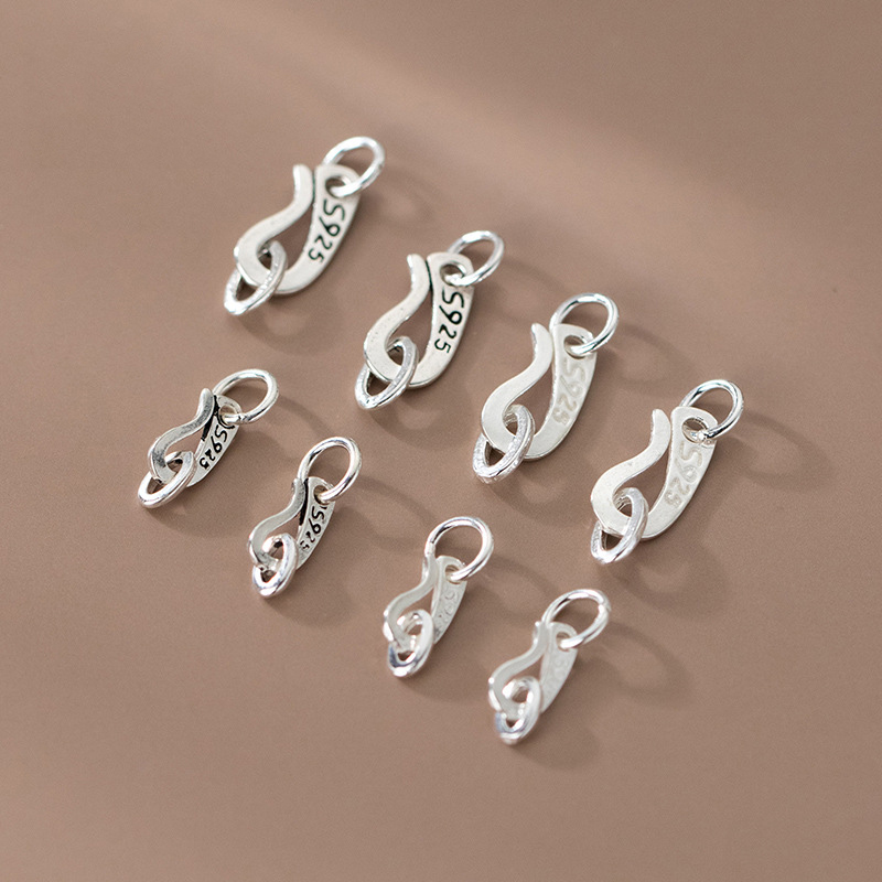 S925 Sterling Silber S-Form Ve – Jewelry Making In La Bewertung und Preis