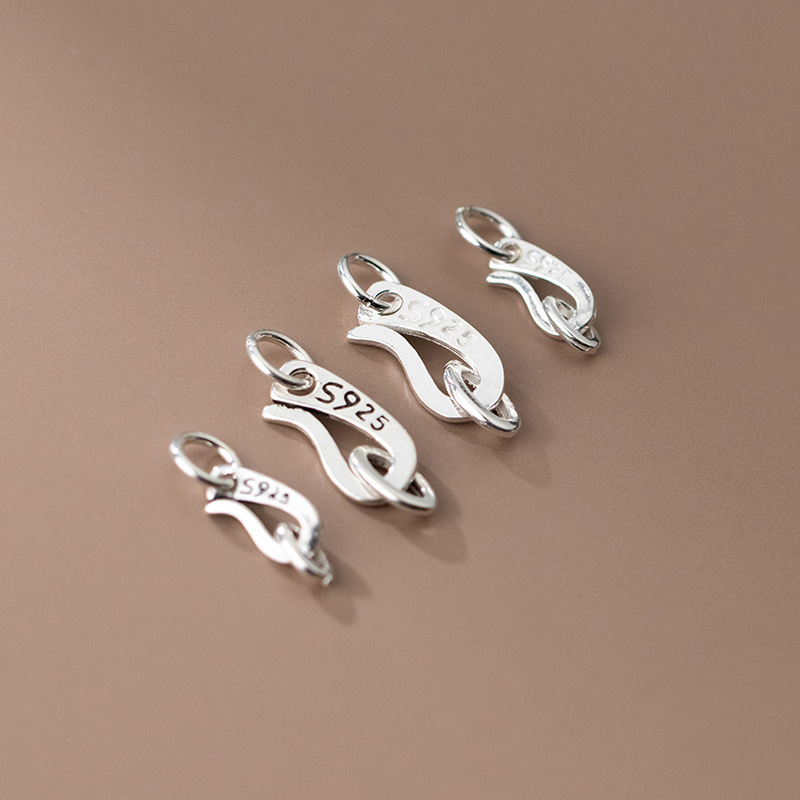 S925 Sterling Silber S-Form Ve – Jewelry Making In La Bewertung und Preis