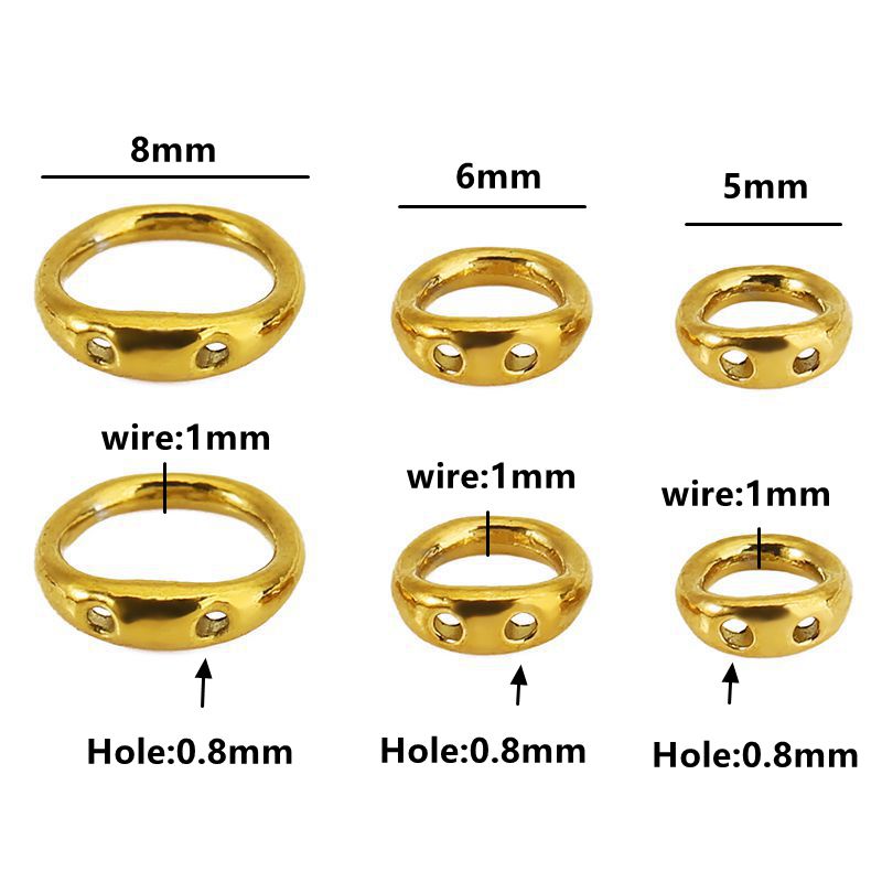 30 Stück 5/6/8mm Edelstahl-Per – Jewelry Making Hobby Bewertung und Preis