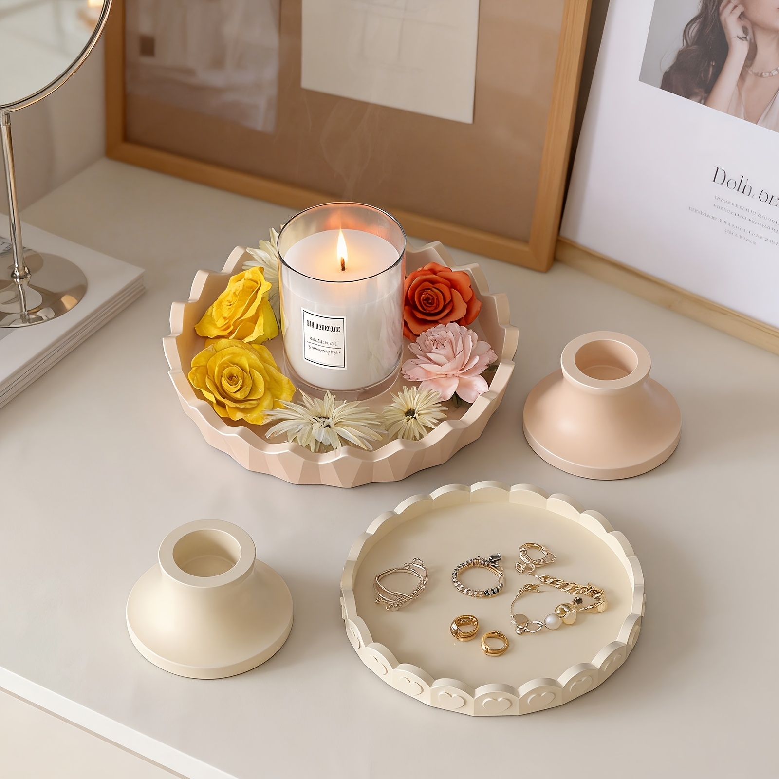 2-teiliges Silikon-Tablettform – Jewelry Making Board Bewertung und Preis