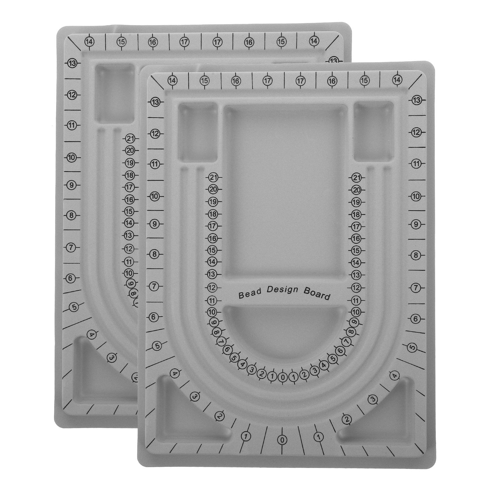 2er-Set Perlen-Designplatten:  – Jewelry Making Board Bewertung und Preis