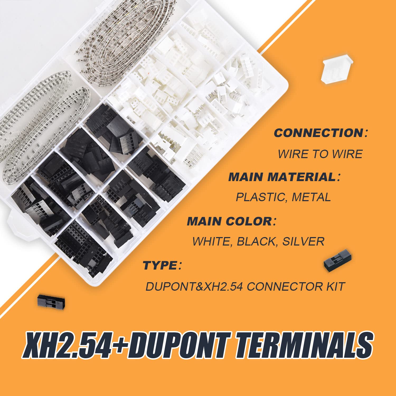 1080 Stück Dupont/JST-XH Klemm – Head Pin Assorted Bewertung und Preis