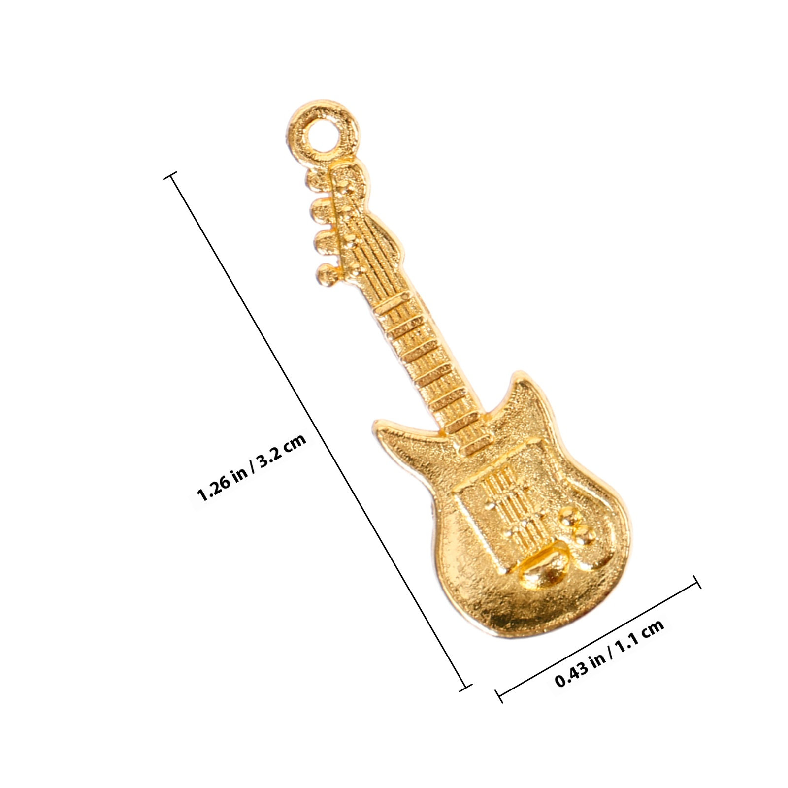 1 Set Musiknoten-Gitarren-Anhä – Jewelry Making Notes Bewertung und Preis