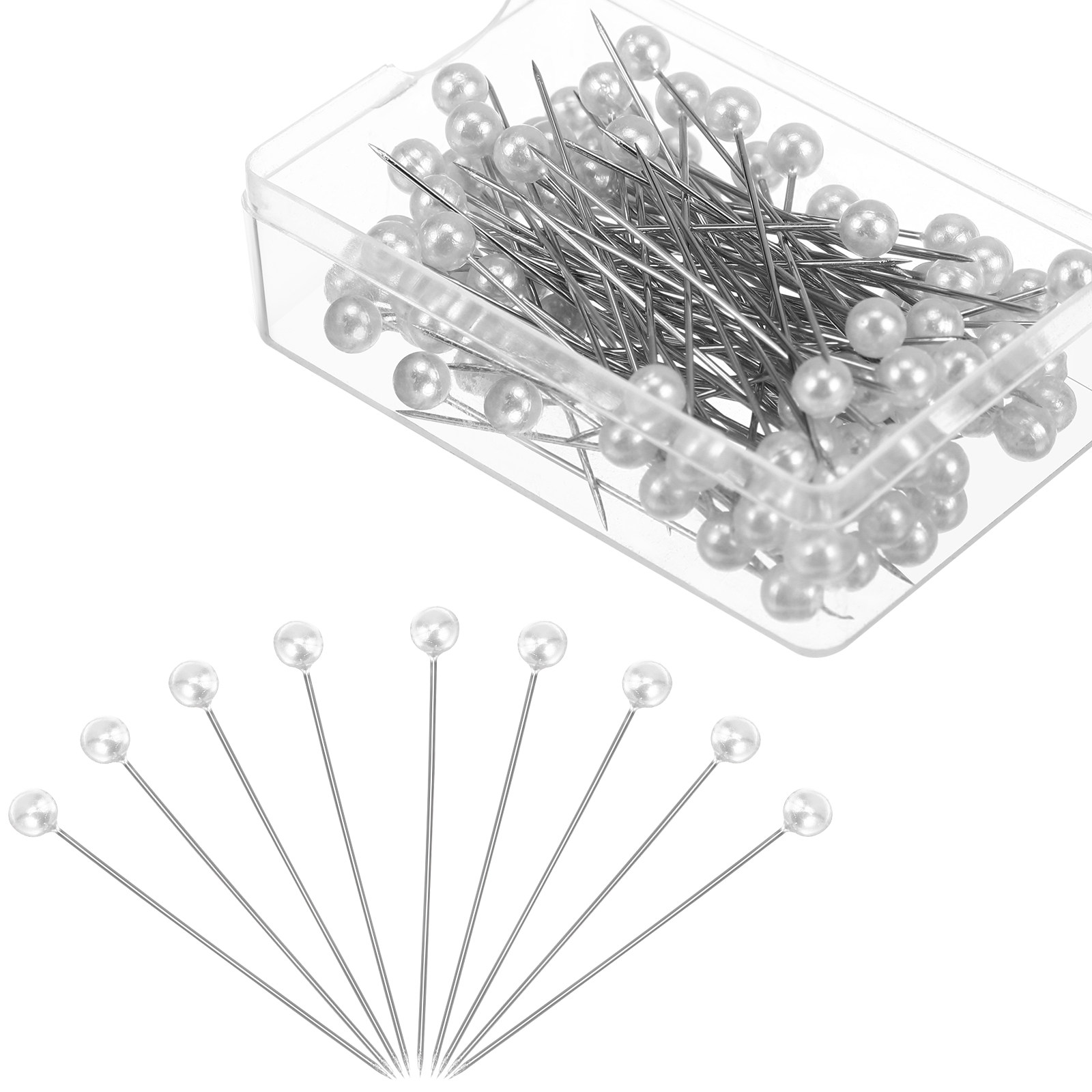 100 Stück Perlenkopfnadeln in  – Head Pin Assorted Bewertung und Preis