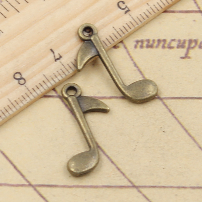 20pcs Charms Musical Hinweis 2 – Jewelry Making Notes Bewertung und Preis
