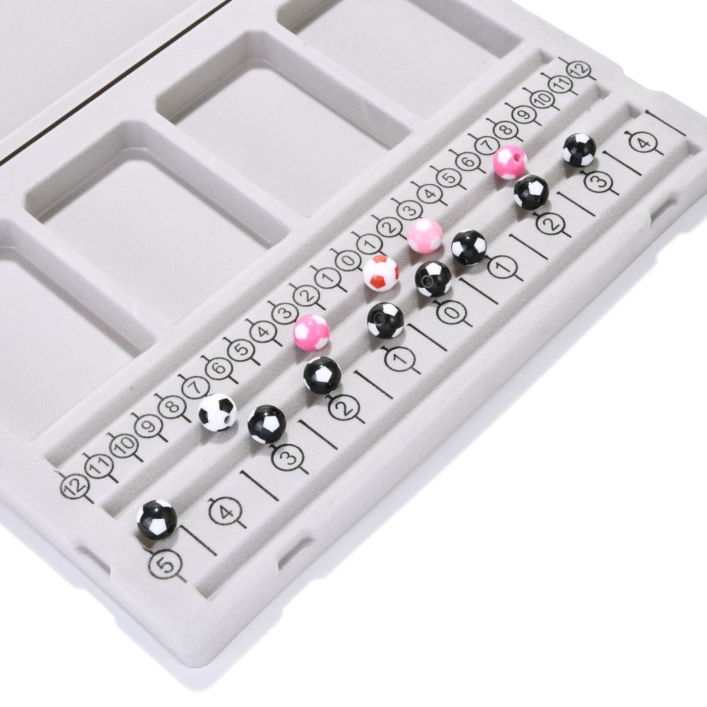 Buntes Flockeda-Perlenbrett fü – Jewelry Making Board Bewertung und Preis