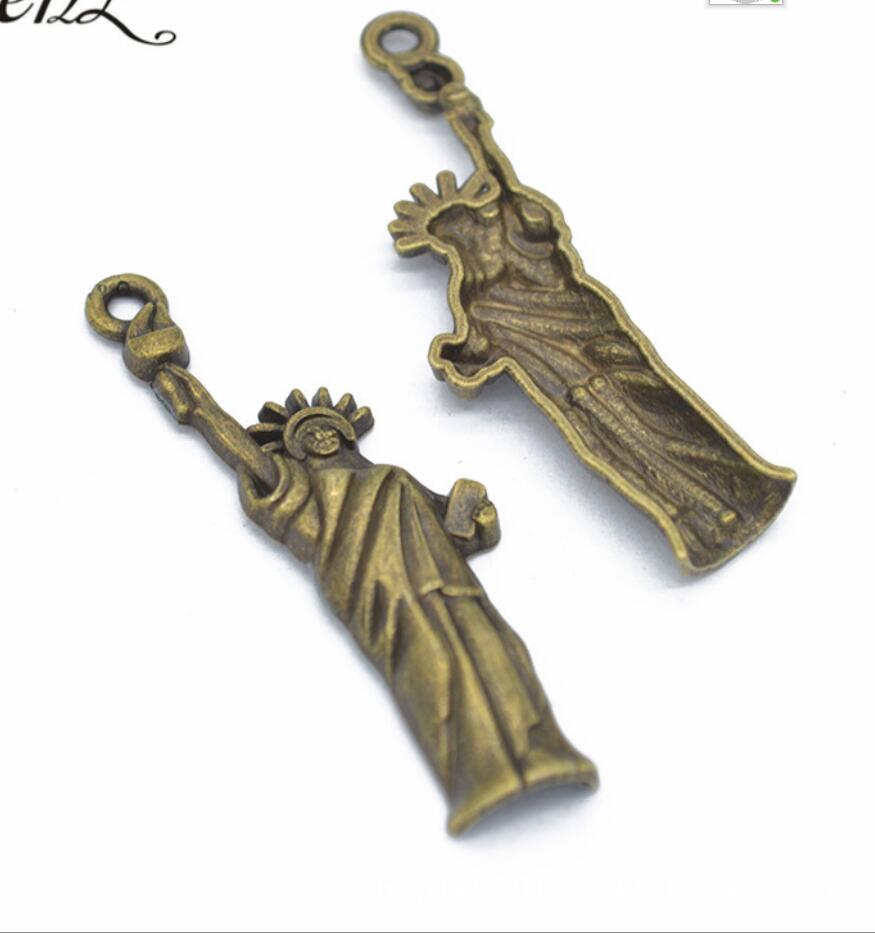5 Stück Charms Freiheitsstatue – Jewelry Making New York Bewertung und Preis