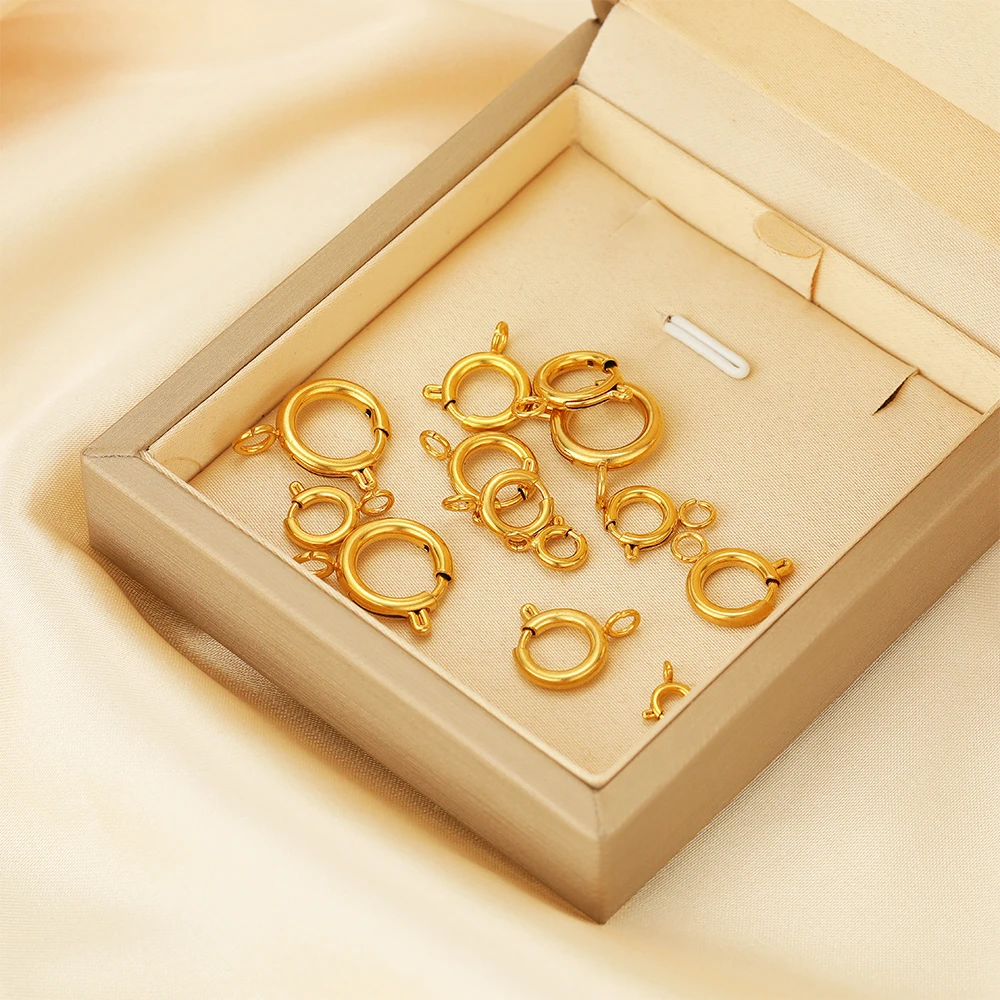 10 Stück Edelstahl Federringve – Jewelry Making Materials Bewertung und Preis