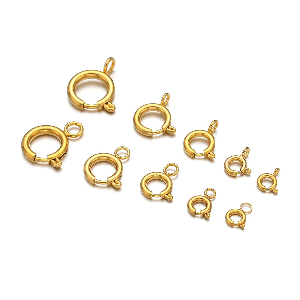 10 Stück Edelstahl Federringve – Jewelry Making Materials Bewertung und Preis