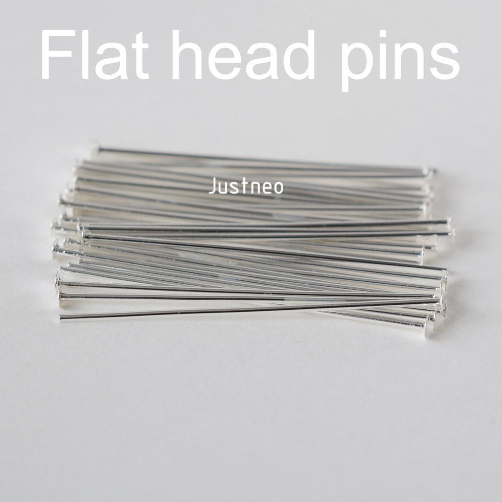 925er Sterlingsilber Flachkopf – Jewelry Making Head Pins Bewertung und Preis
