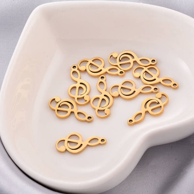 10 stücke Charms Musical Note  – Jewelry Making Notes Bewertung und Preis