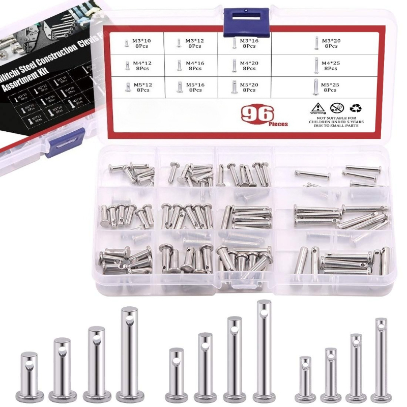 96-teiliges Sortiment an Gabel – Head Pin Assorted Bewertung und Preis