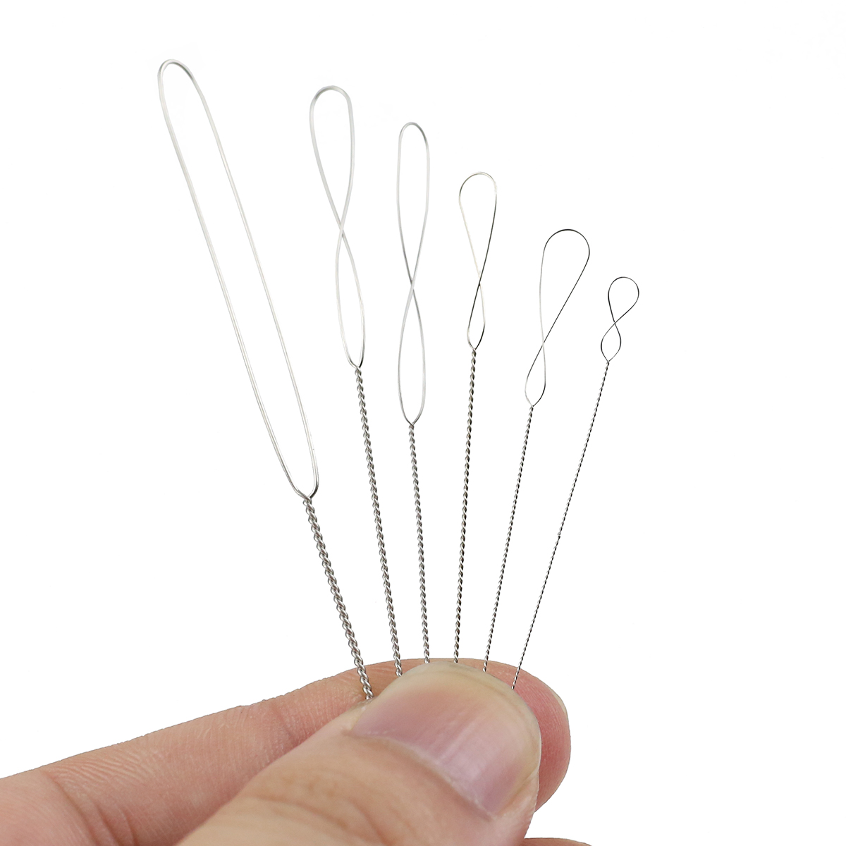 6 Stück/Los 0,2-0,7mm Twisted  – Beading Needle Fine Bewertung und Preis