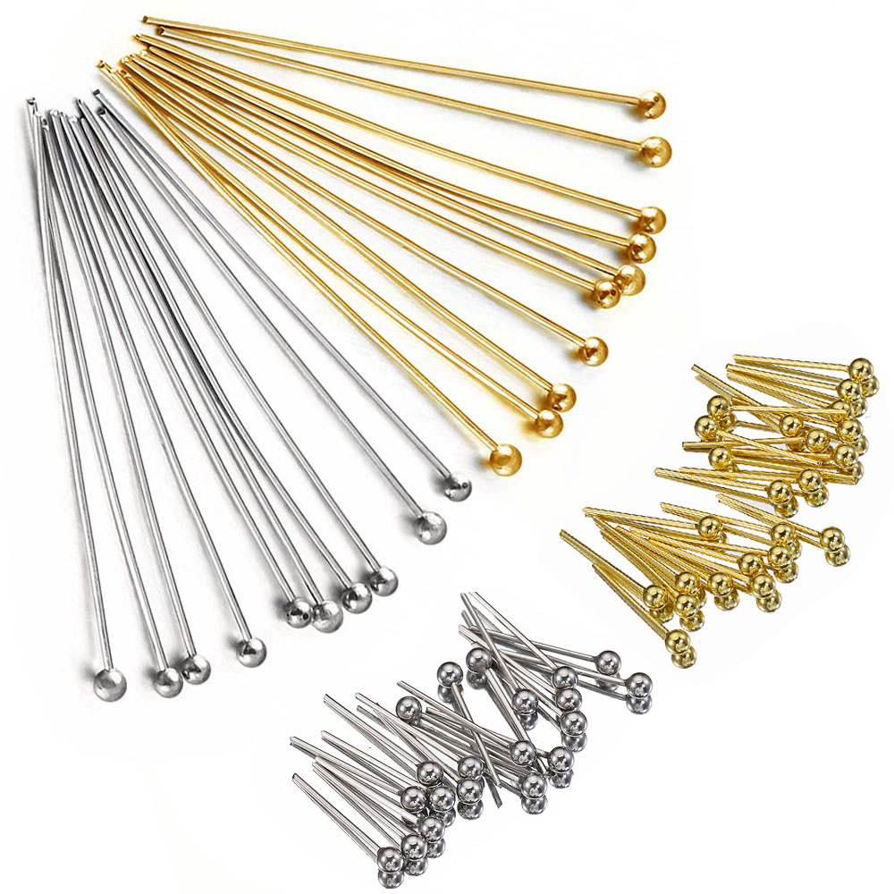 50 Teile/los 12 14 16 20 25 30 – Jewelry Making Head Pins Bewertung und Preis
