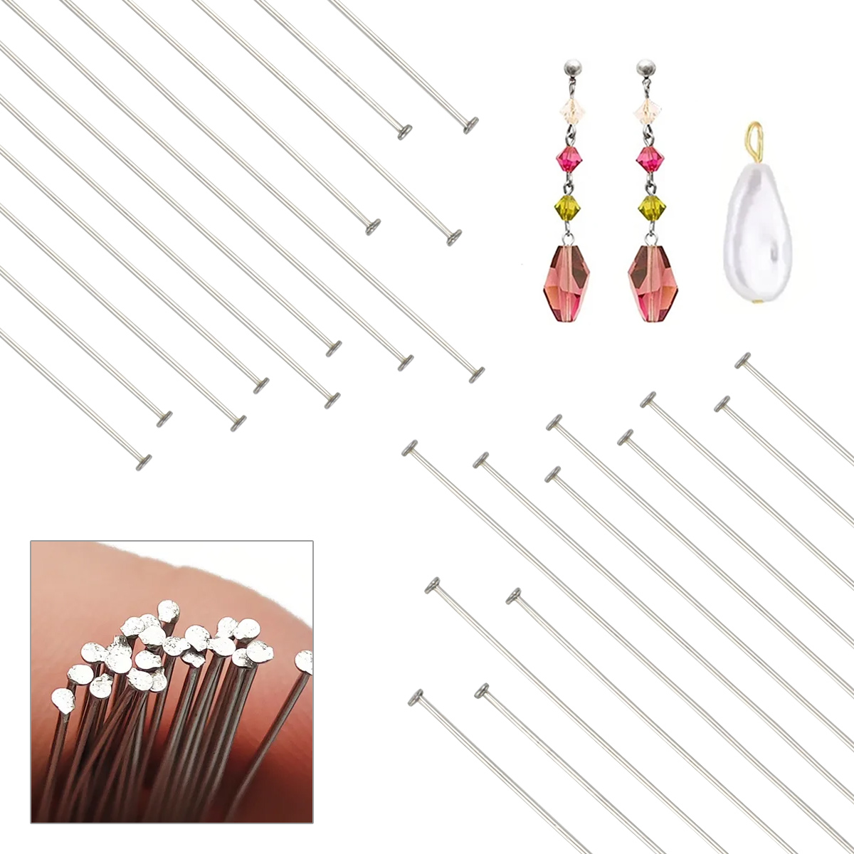 400 teile/schachtel 35-50mm Ed – Beading Needle Fine Bewertung und Preis