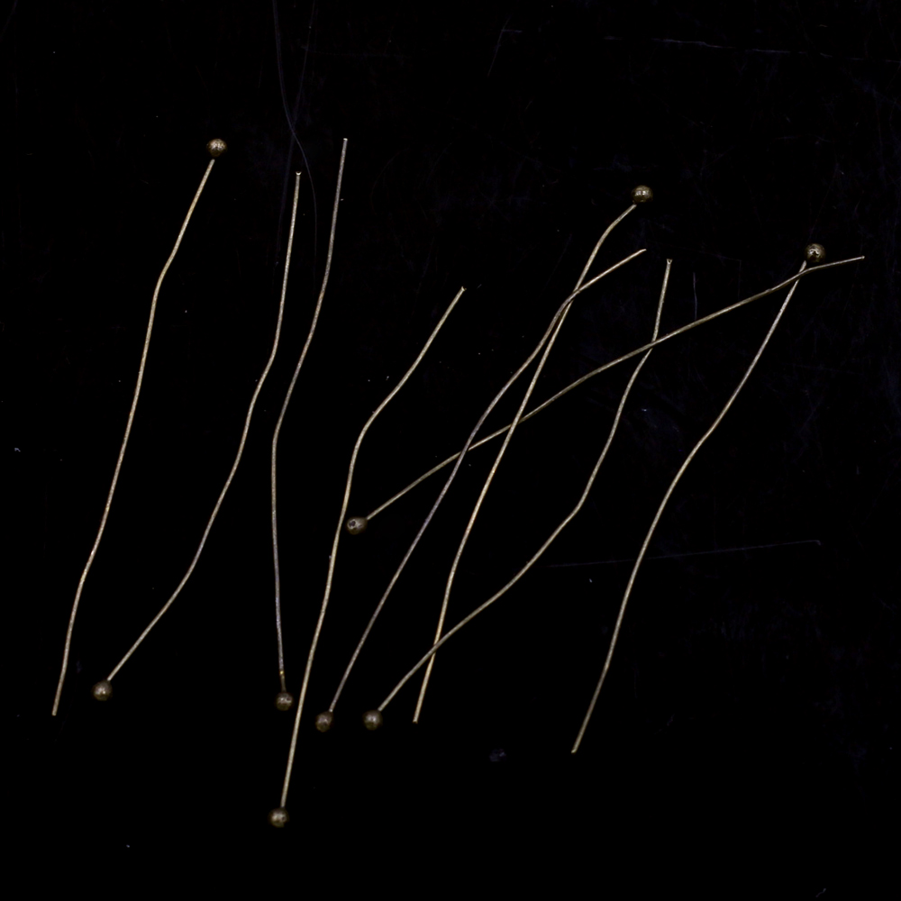 100 Stück Kupfer-Kugelkopfnade – Jewelry Making Head Pins Bewertung und Preis