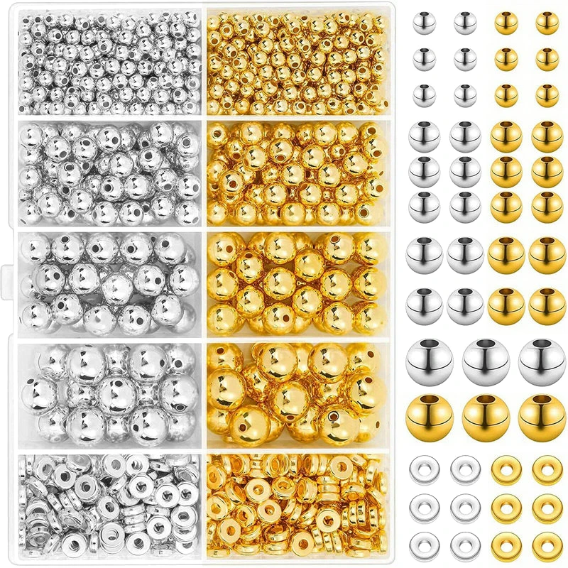 1000 Stück goldene Distanzperl – Jewelry Making Tutorials Bewertung und Preis