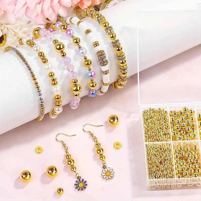 1000 Stück goldene Distanzperl – Jewelry Making Tutorials Bewertung und Preis