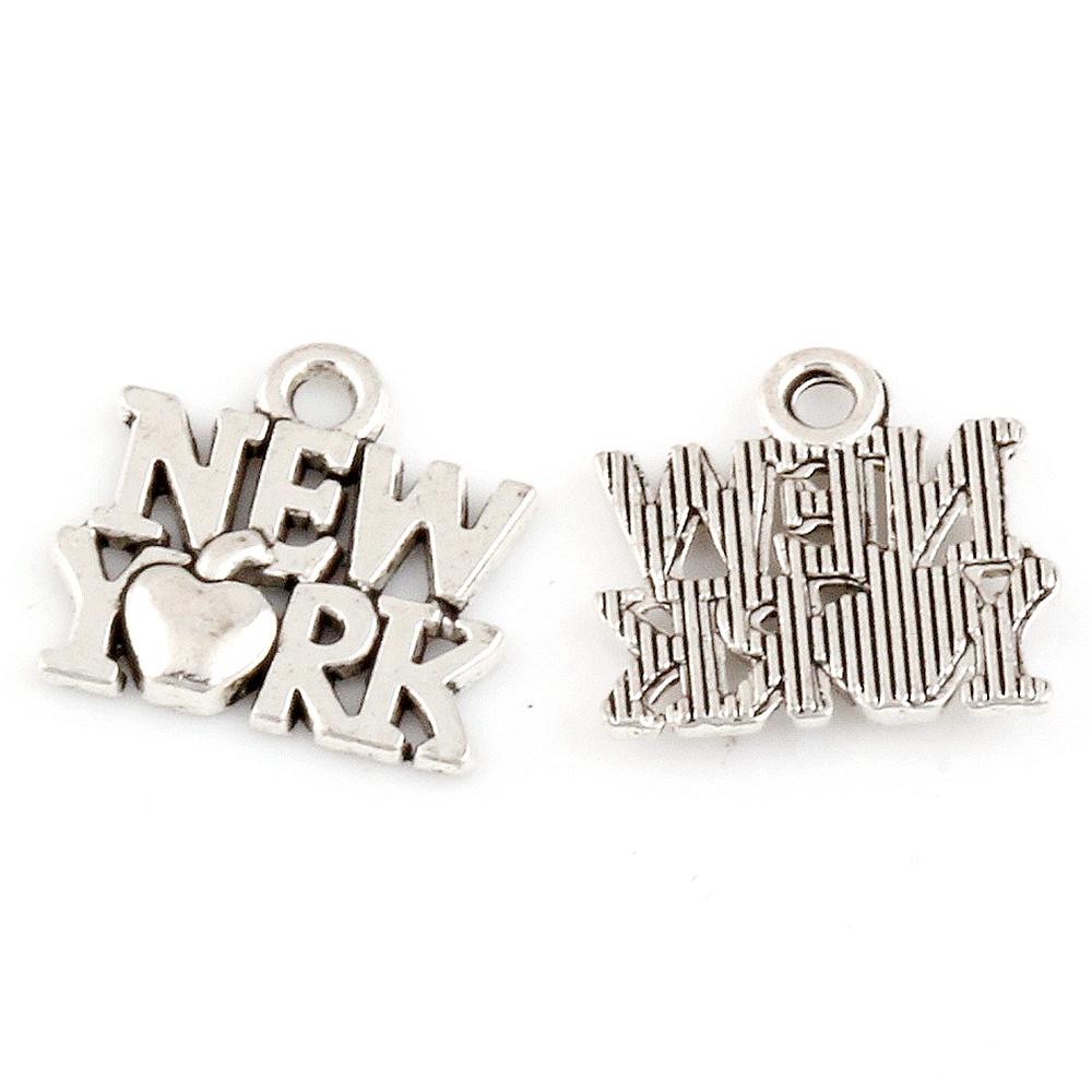 30 Stück Legierung „New York“  – Jewelry Making New York Bewertung und Preis