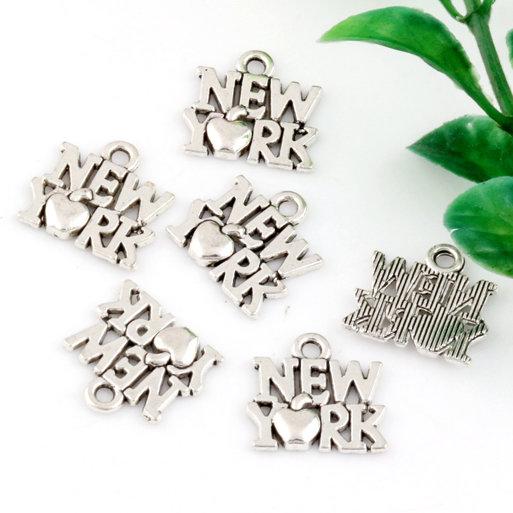 30 Stück Legierung „New York“  – Jewelry Making New York Bewertung und Preis