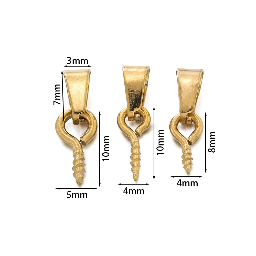 20 Stück Edelstahl-Schraubösen – Jewelry Making Drill Bewertung und Preis