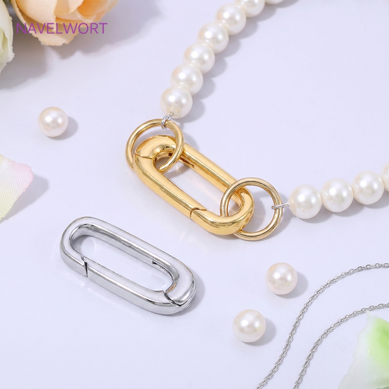 1/2/4 Stück 18K vergoldete ova – Jewelry Making Hobby Bewertung und Preis