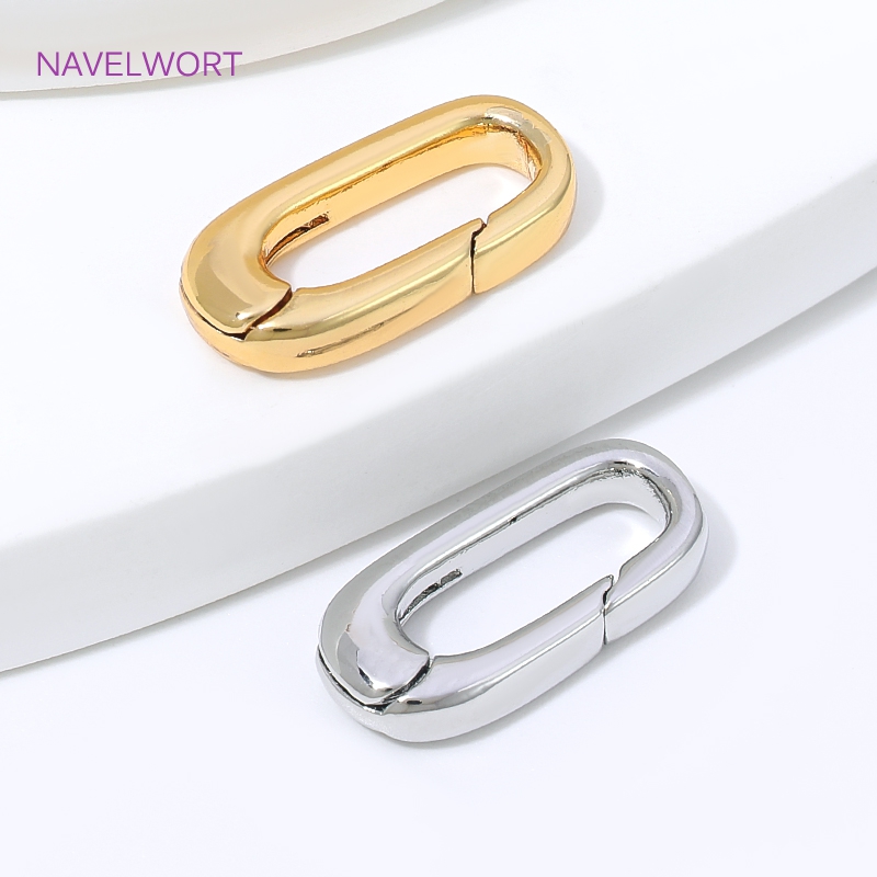 1/2/4 Stück 18K vergoldete ova – Jewelry Making Hobby Bewertung und Preis