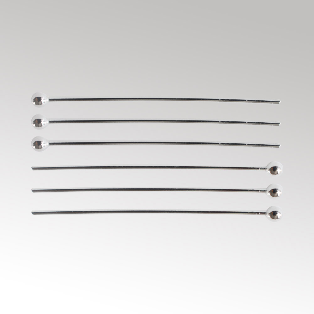 925er Sterlingsilber-Kugelkopf – Jewelry Making Head Pins Bewertung und Preis