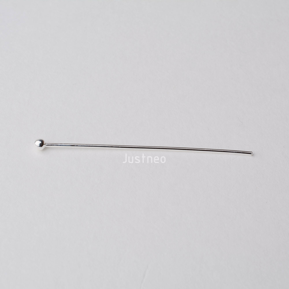 925er Sterlingsilber-Kugelkopf – Jewelry Making Head Pins Bewertung und Preis