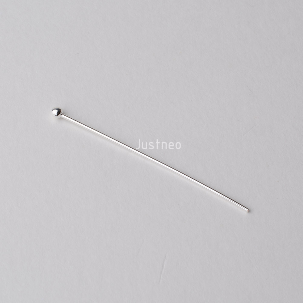 925er Sterlingsilber-Kugelkopf – Jewelry Making Head Pins Bewertung und Preis